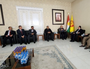 سکرتێرى گشتیى YNDK پیرۆزبایى لە بەرپرسى نوێى مەکتەبى پەیوەندییەکانى PDKدەکات